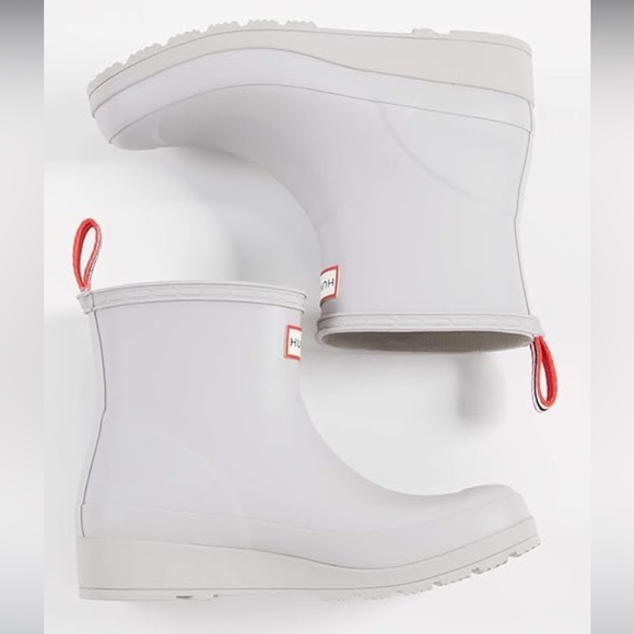 EUC Light grey HUNTER Rain play boots size 6 - Picture 2 of 3